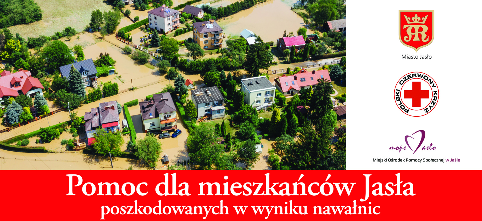 Pomoc powodzianom z Miasta Jasła