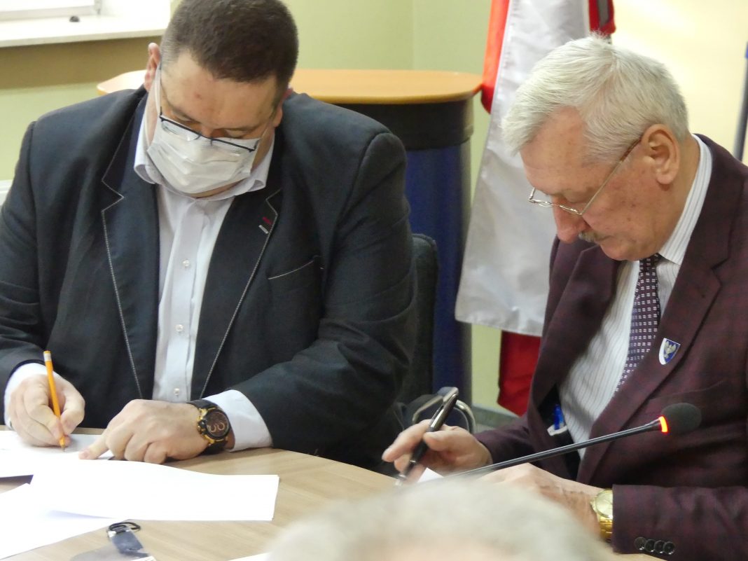 Spotkanie w sprawie podpisania umowy na dotację dla Szpitala Specjalistycznego w Jaśle