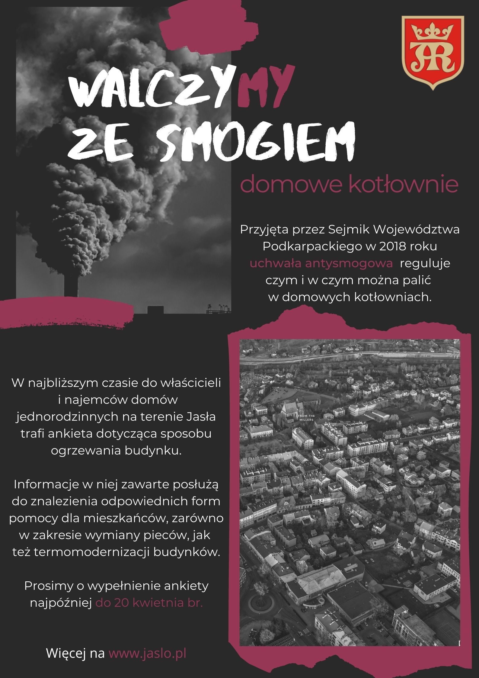 Walka ze smogiem w Jaśle - ankieta