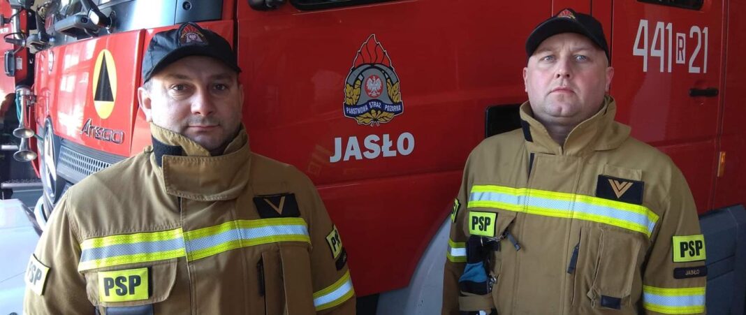 Strażacy z Komendy PSP w Jaśle uratowali niemowlę