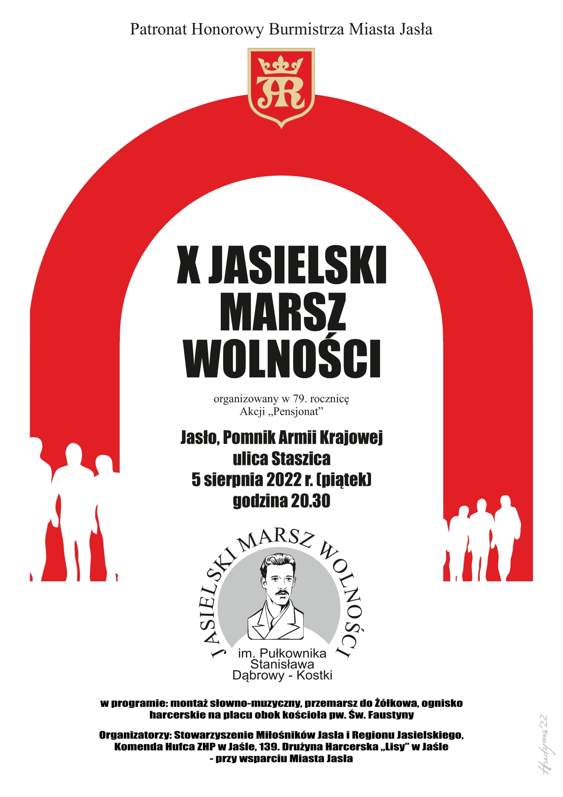 Ulicami Jasła przejdzie Marsz Wolności im. Pułkownika Stanisława Dąbrowy-Kostki