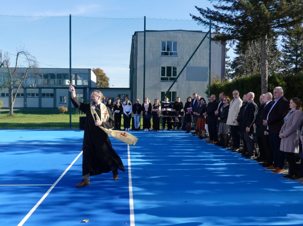 Kort tenisowy przy Zespole Szkół Budowlanych w Jaśle