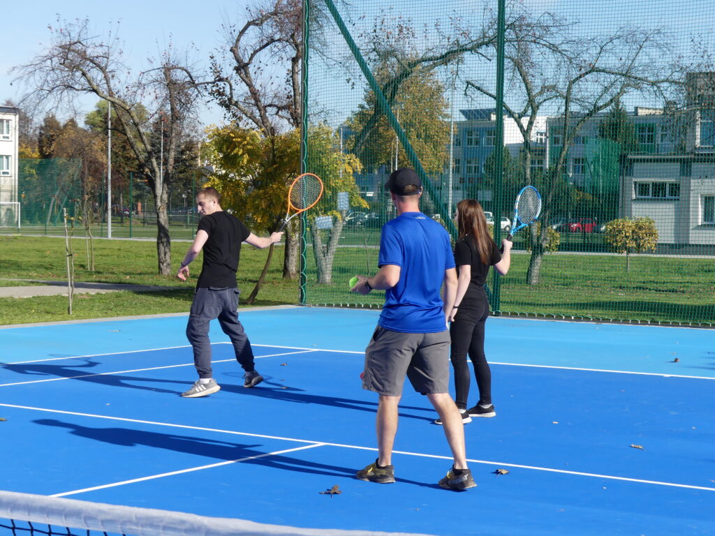 Kort tenisowy przy Zespole Szkół Budowlanych w Jaśle