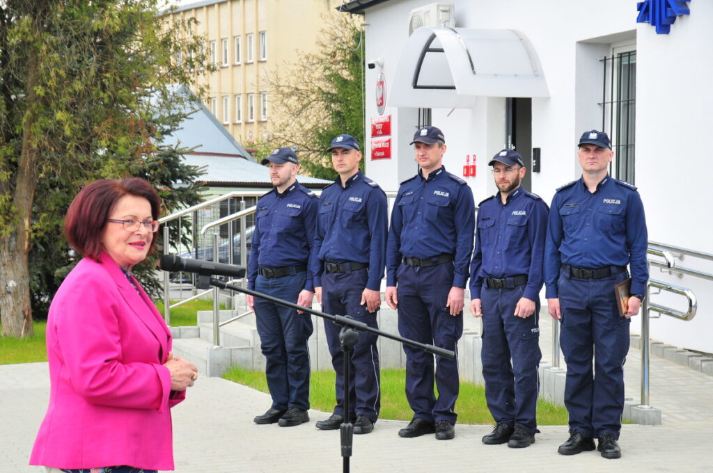 Uroczyste otwarcie zmodernizowanej siedziby posterunku Policji w Skołyszynie