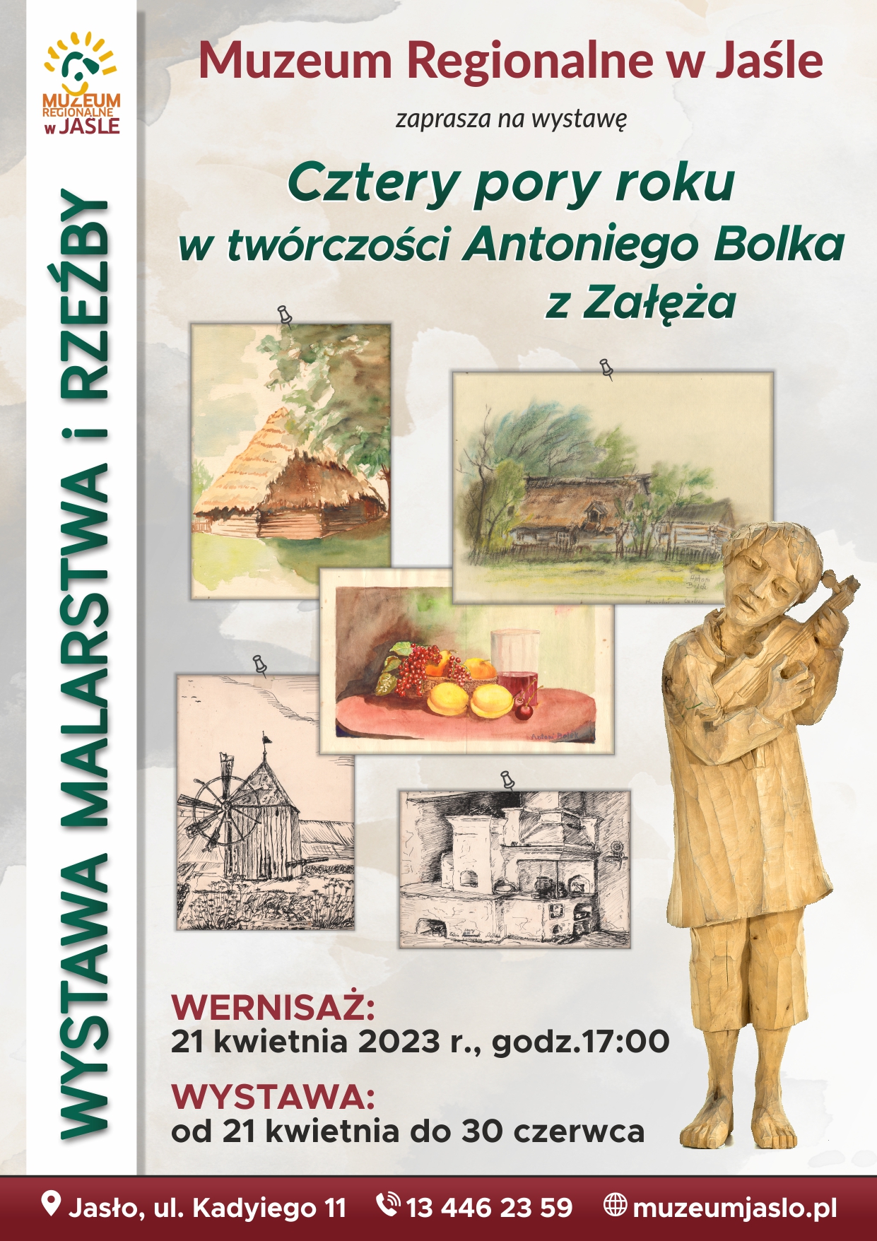 Wystawa Cztery pory roku w twórczości Antoniego Bolka z Załęża