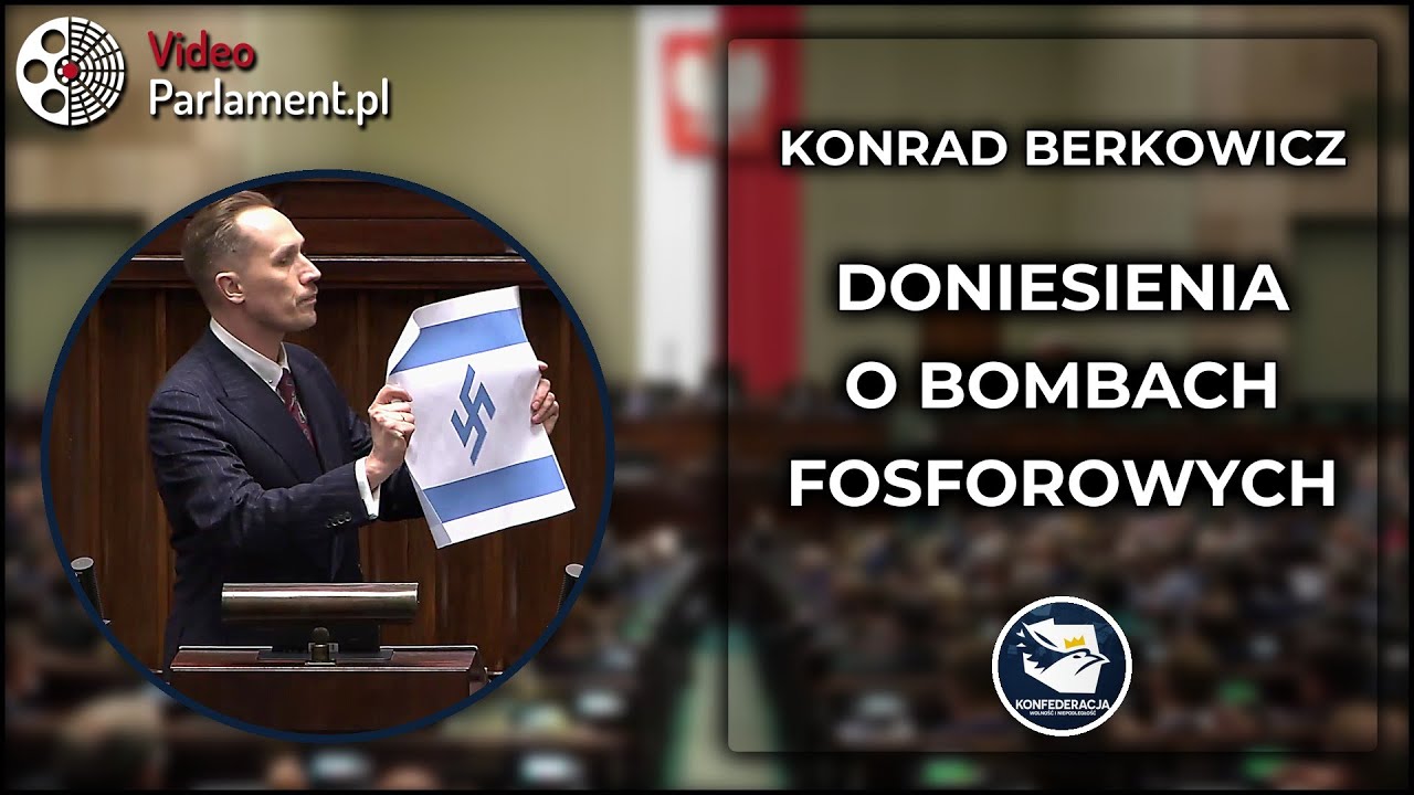 Odważne wystąpienie posła Konrada Berkowicza: „Izrael to nowa Rzesza”