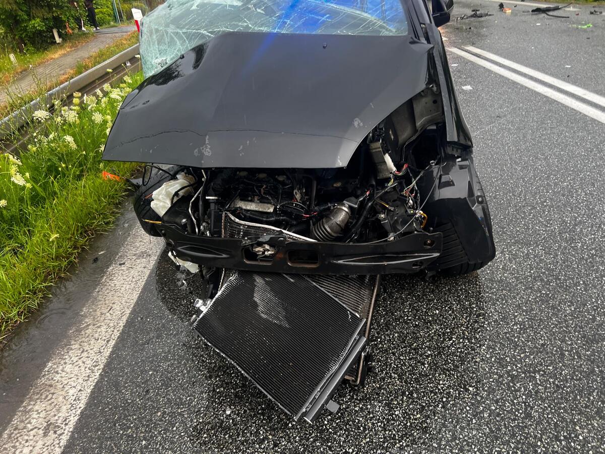 Paraliż na drogach krajowych w powiecie jasielskim. Dwie poważne kolizje na DK28 i DK73