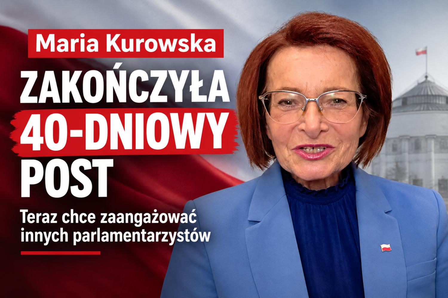 Maria Kurowska zakończyła 40-dniowy post. Piła wodę z cytryną i soki
